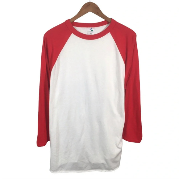 LS121 Augusta 3/4 sleeve Ringer baseball Shirt XXL - Picture 1 of 4